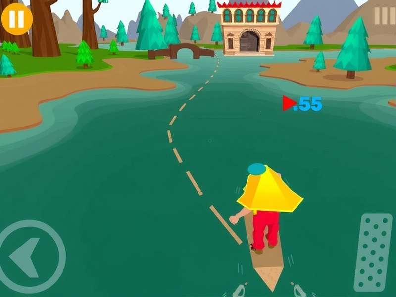 Krishna River Sprint Adventure gameplay screenshot